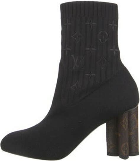 louis vuitton black sock boots|vivica fox louis vuitton boots.